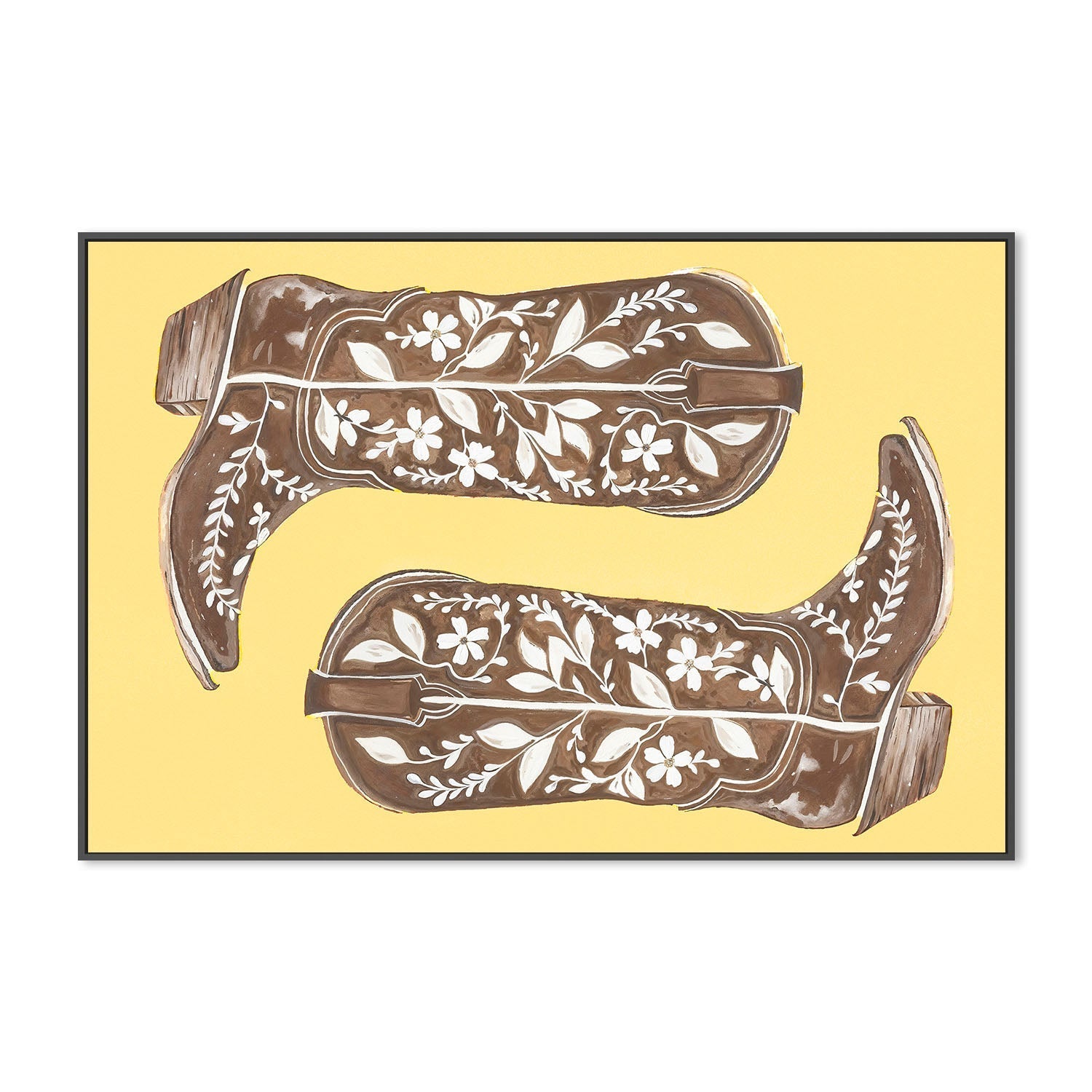 wall-art-print-canvas-poster-framed-Western Boots , By Lady Hana-3