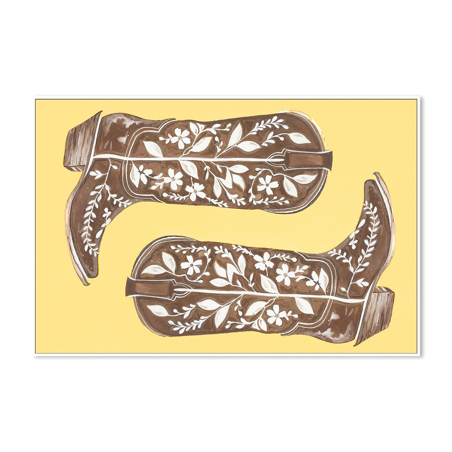 wall-art-print-canvas-poster-framed-Western Boots , By Lady Hana-5