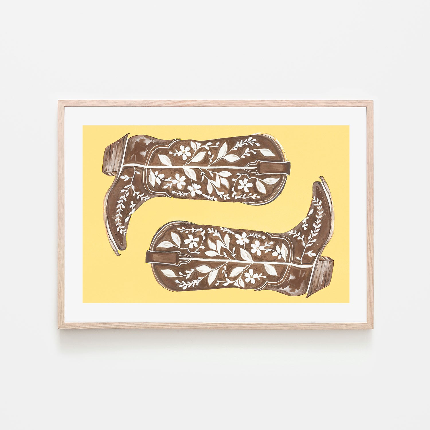 wall-art-print-canvas-poster-framed-Western Boots , By Lady Hana-6