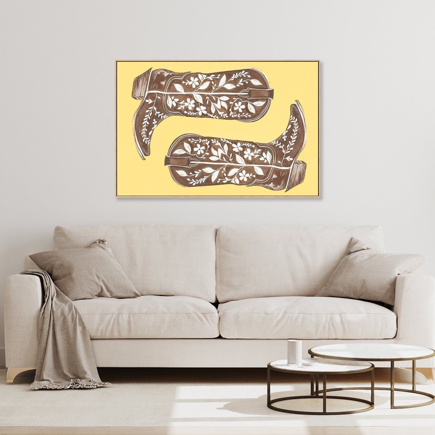 wall-art-print-canvas-poster-framed-Western Boots , By Lady Hana-7