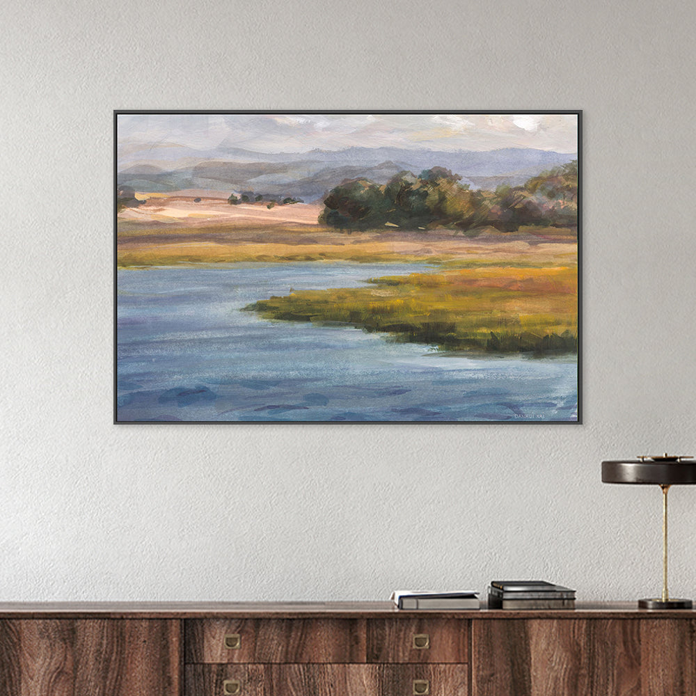 wall-art-print-canvas-poster-framed-Western Lake-by-Danhui Nai-Gioia Wall Art