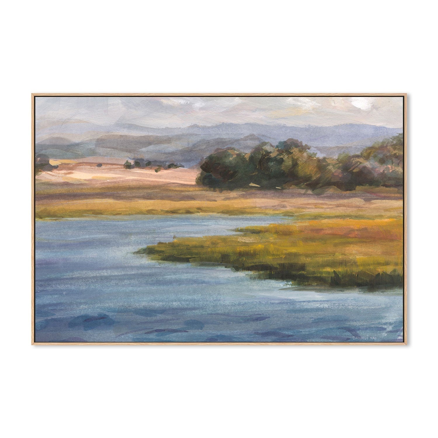 wall-art-print-canvas-poster-framed-Western Lake-by-Danhui Nai-Gioia Wall Art