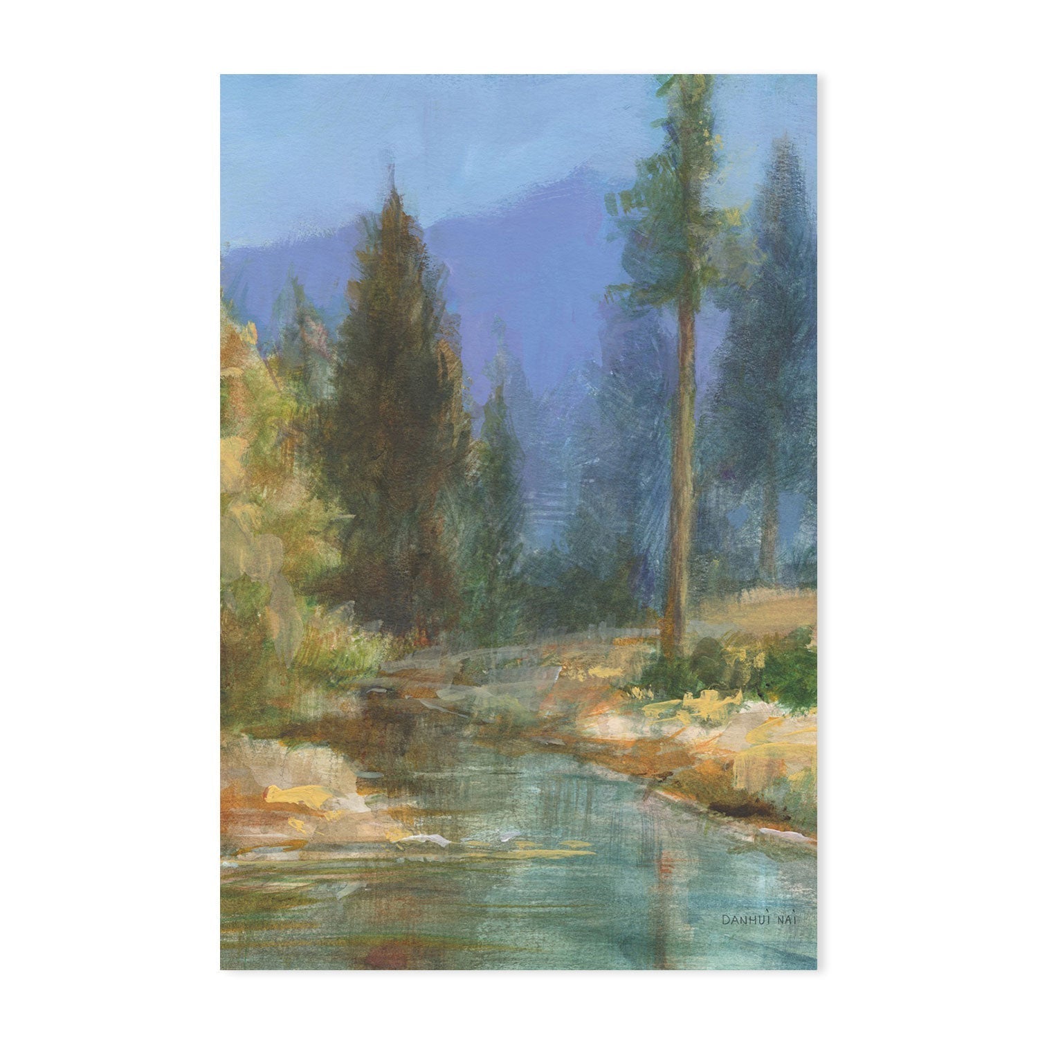 wall-art-print-canvas-poster-framed-Western Pines-by-Danhui Nai-Gioia Wall Art