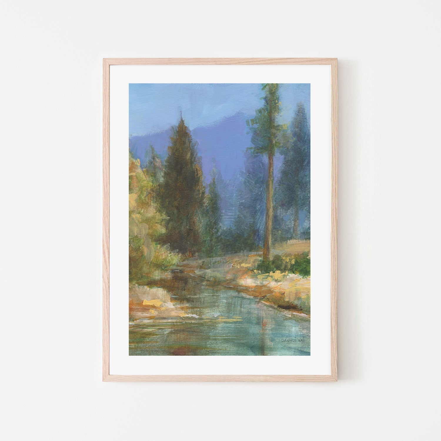 wall-art-print-canvas-poster-framed-Western Pines-by-Danhui Nai-Gioia Wall Art