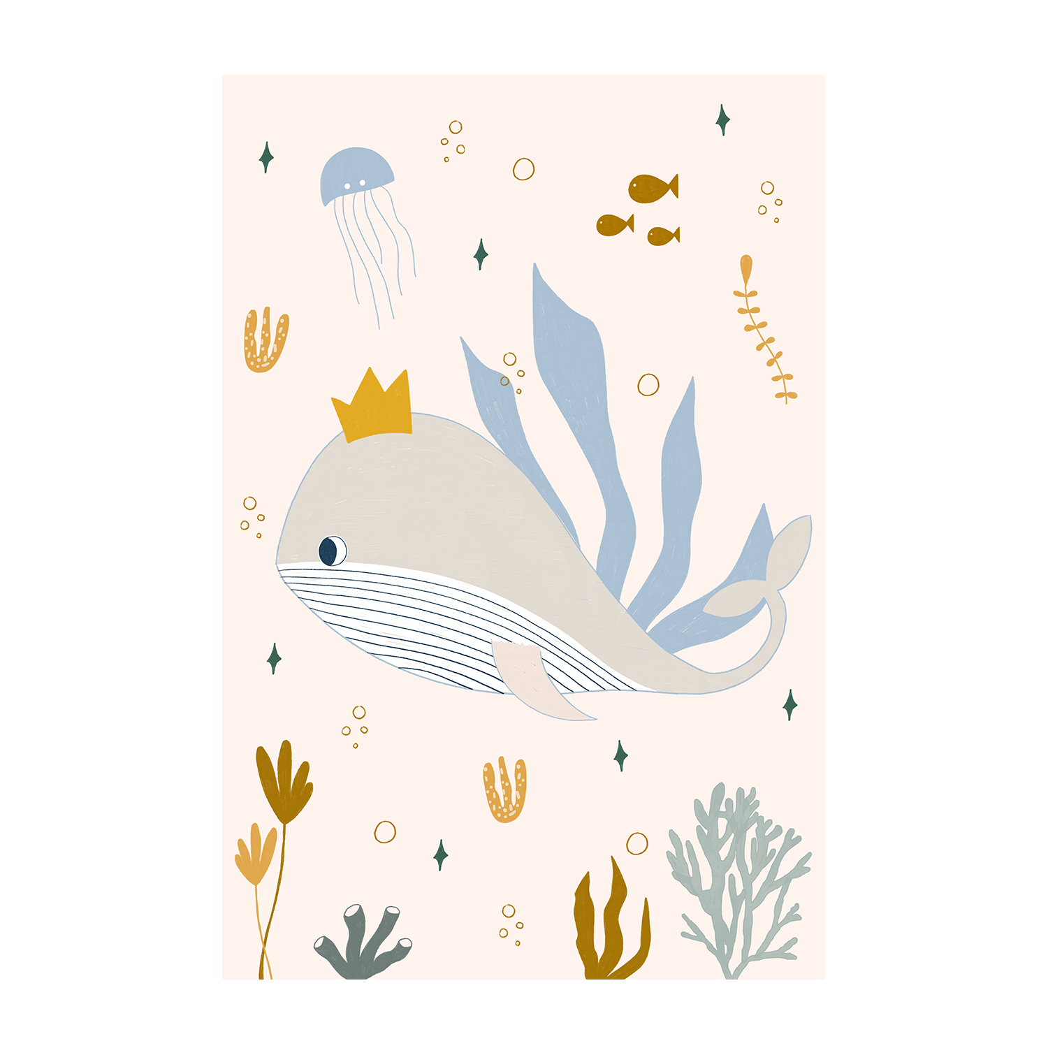 wall-art-print-canvas-poster-framed-Whale , By Menina Lisboa-1