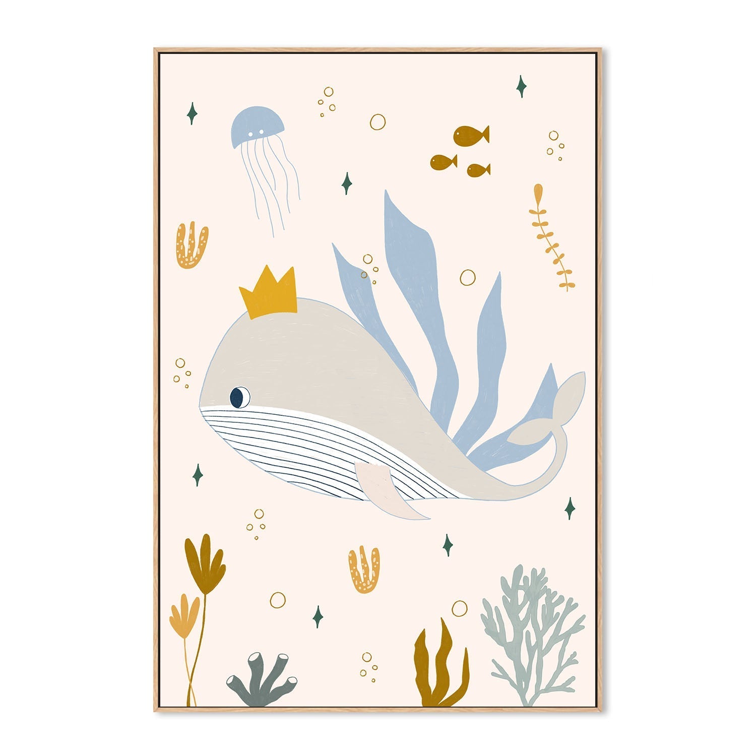 wall-art-print-canvas-poster-framed-Whale , By Menina Lisboa-4