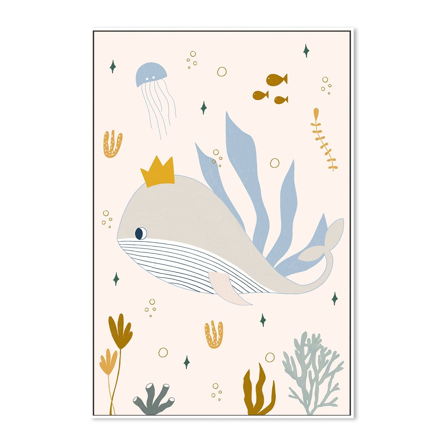 wall-art-print-canvas-poster-framed-Whale , By Menina Lisboa-5