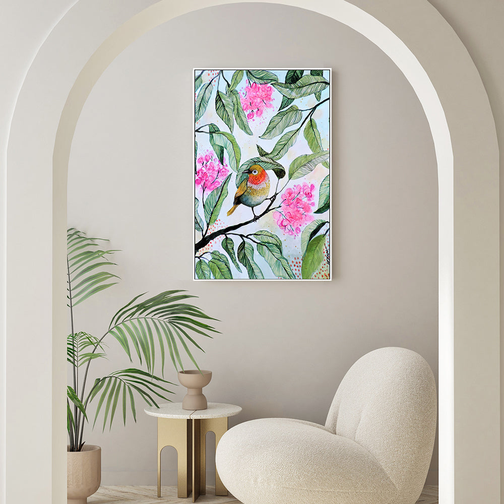 wall-art-print-canvas-poster-framed-What You Hear Is My Heart Playing-by-Sylvie Demers-Gioia Wall Art