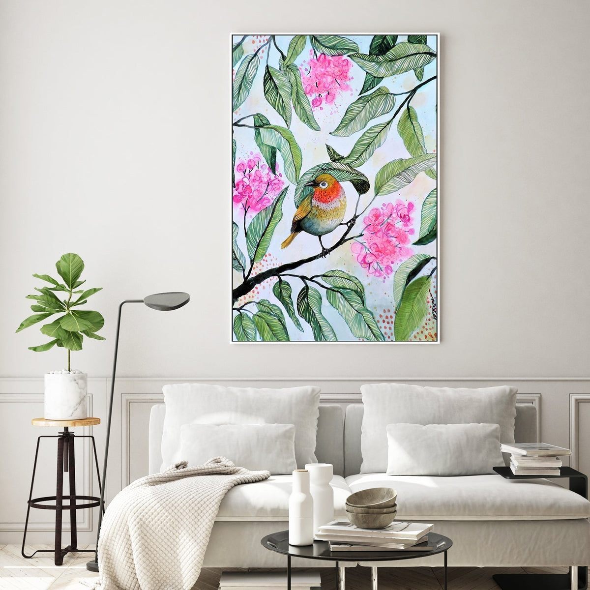 wall-art-print-canvas-poster-framed-What You Hear Is My Heart Playing-by-Sylvie Demers-Gioia Wall Art