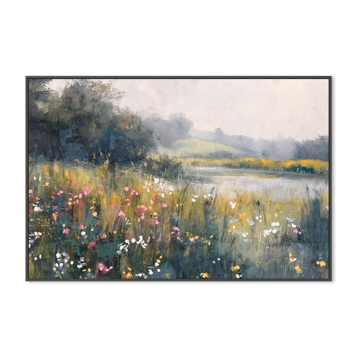 wall-art-print-canvas-poster-framed-Where the River Runs, Style A-3