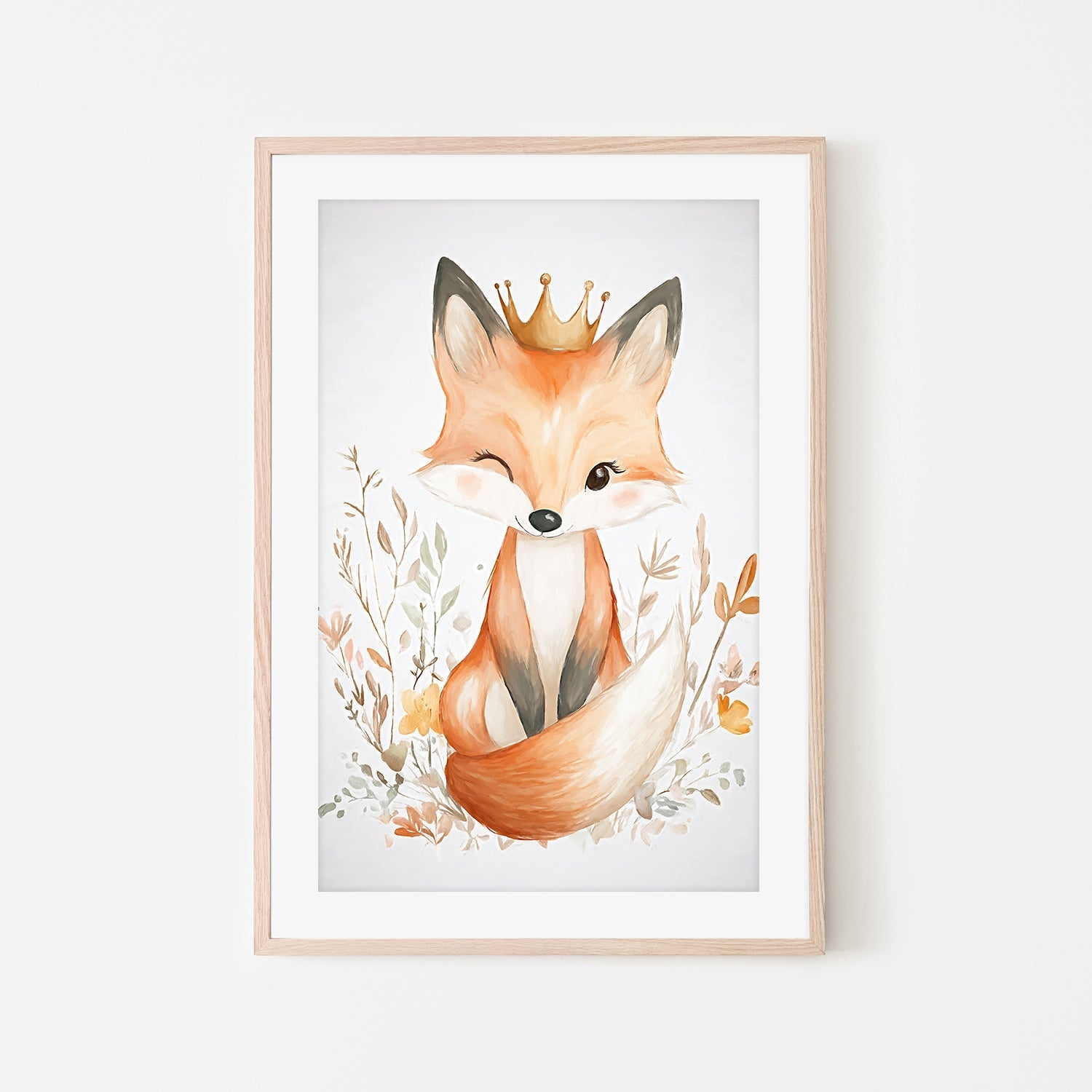wall-art-print-canvas-poster-framed-Whimsical Baby Animals , Style B , By Accent Art Studio-6