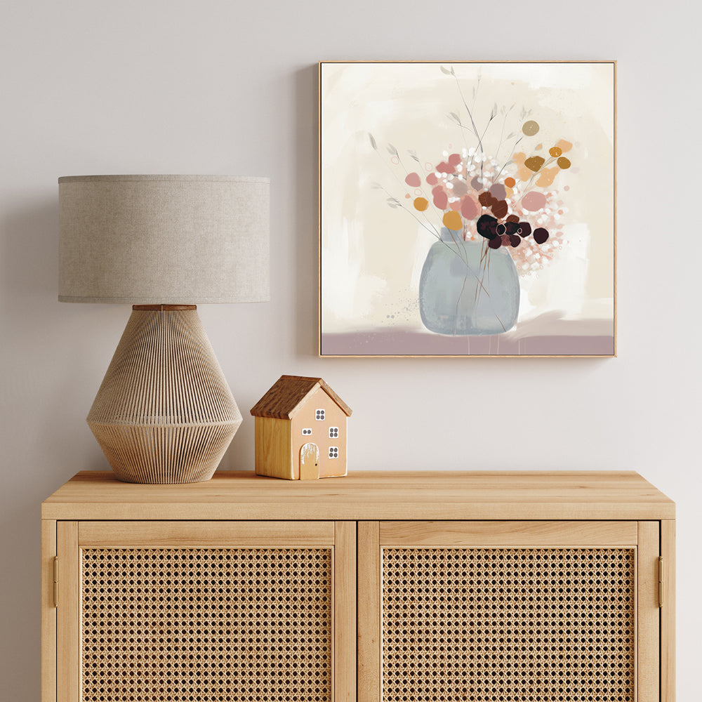 wall-art-print-canvas-poster-framed-Whimsy Blooms , By Bella Eve-7