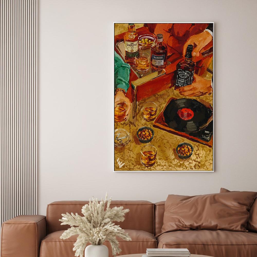 wall-art-print-canvas-poster-framed-Whiskey tasting-2