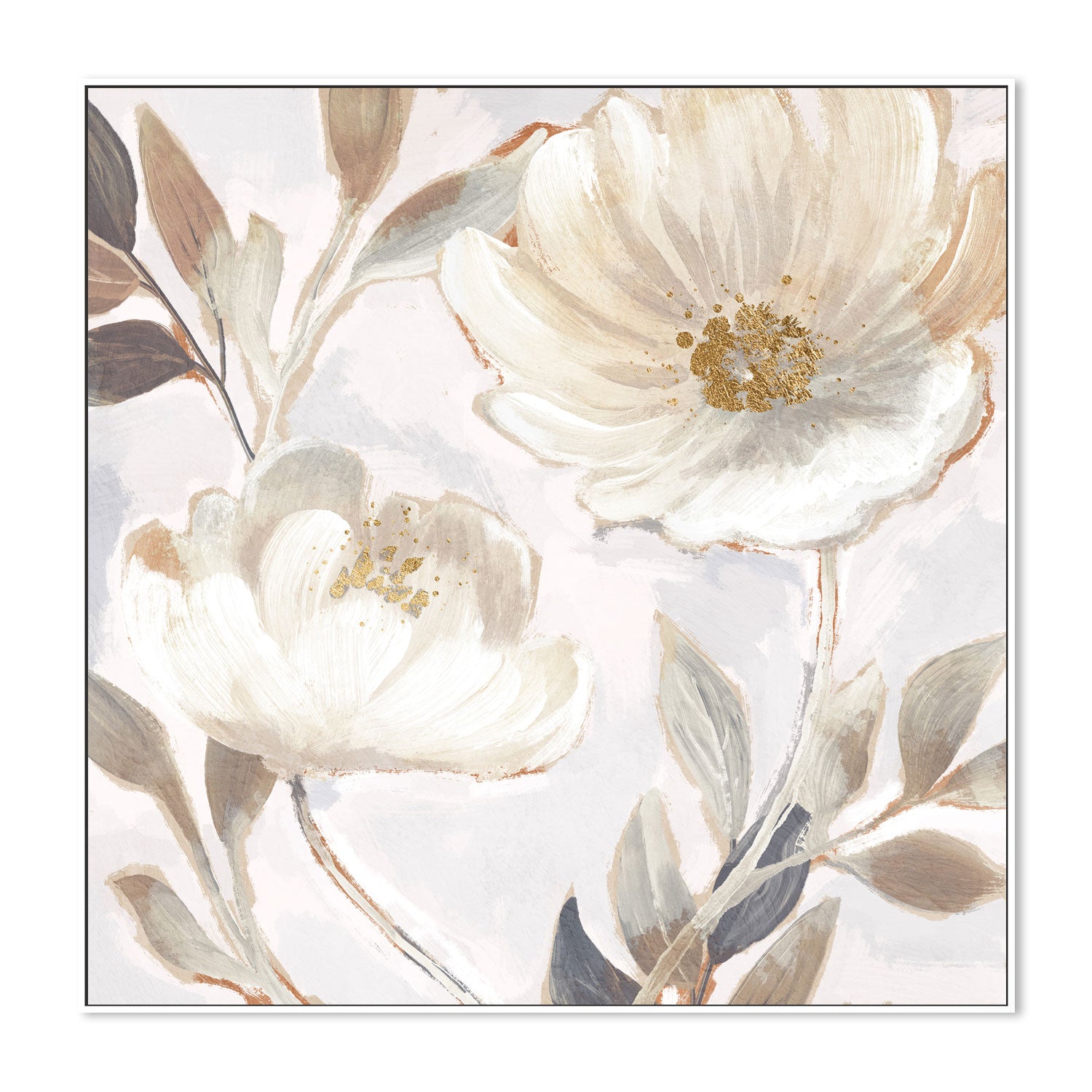 wall-art-print-canvas-poster-framed-Whisper White Florals, Style B , By Nina Blue-5