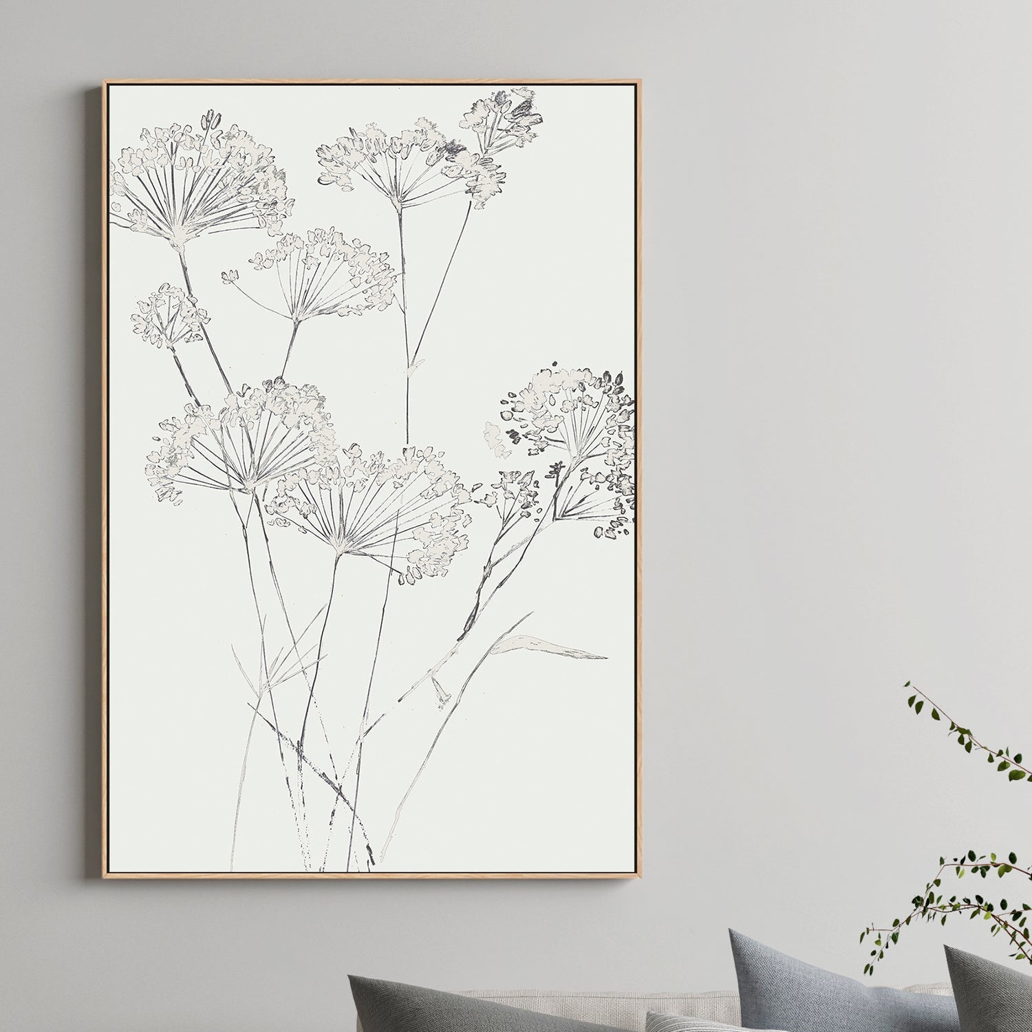 wall-art-print-canvas-poster-framed-White Delicate, Style A , By Asia Jensen-2