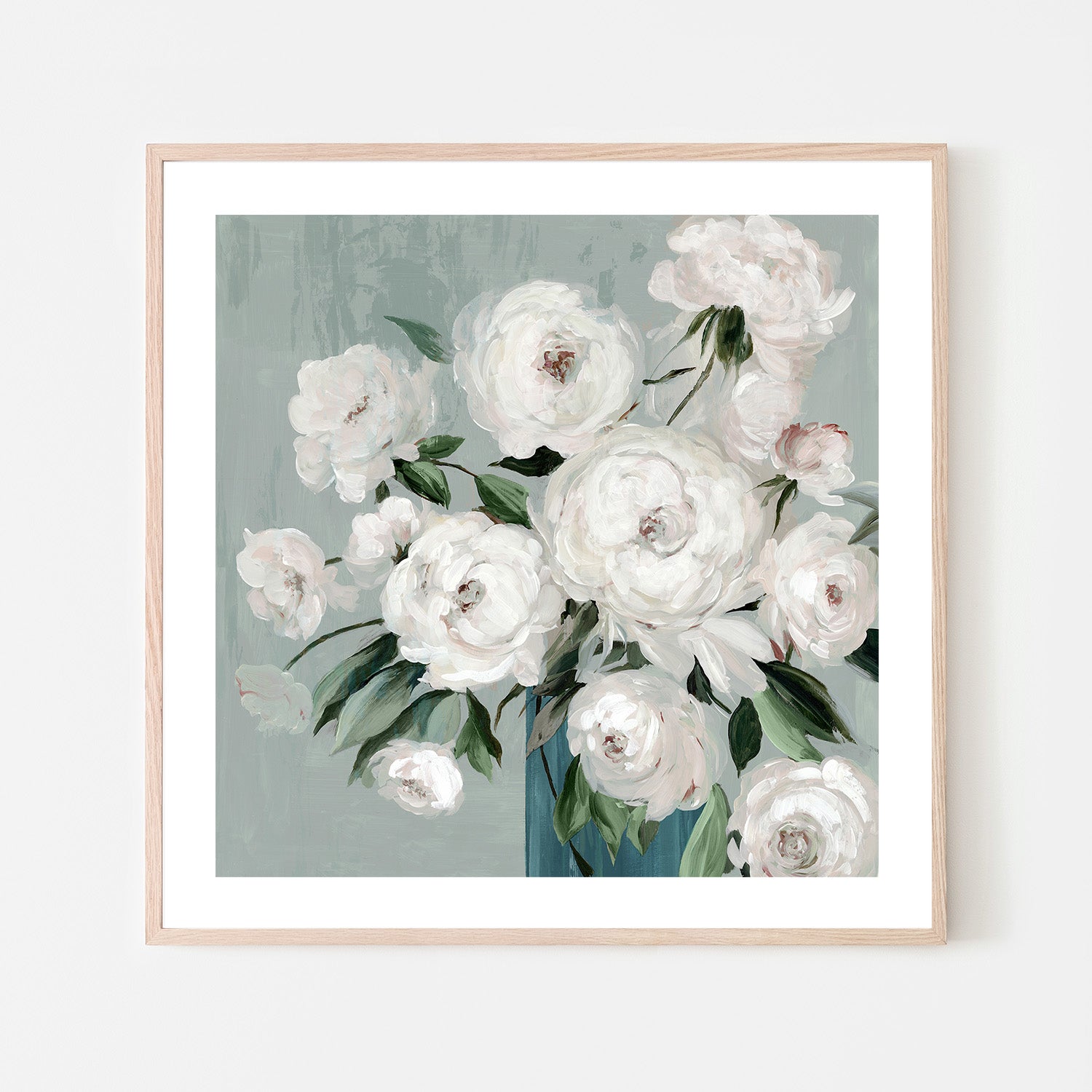 wall-art-print-canvas-poster-framed-White Flower Clusters , By Asia Jensen-6
