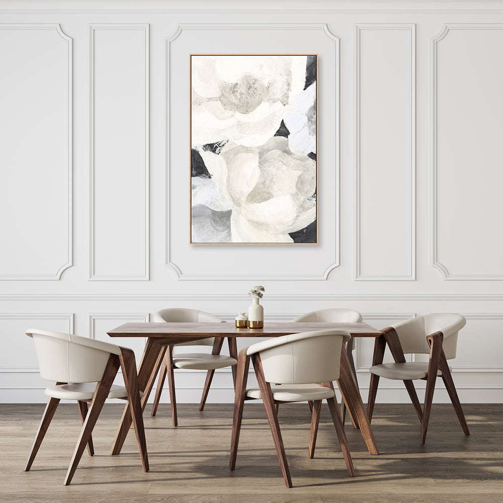 wall-art-print-canvas-poster-framed-White Flowers On Black , By Albena Hristova-8