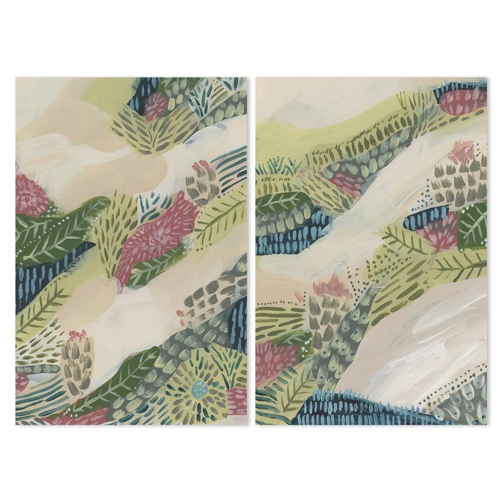 wall-art-print-canvas-poster-framed-Wild Flower Journey, Set Of 2, Style B-by-Emily Wood-Gioia Wall Art