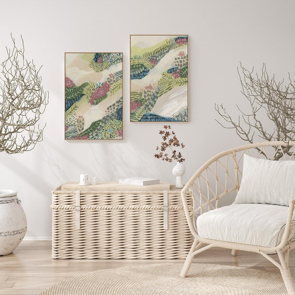 wall-art-print-canvas-poster-framed-Wild Flower Journey, Set Of 2, Style B-by-Emily Wood-Gioia Wall Art
