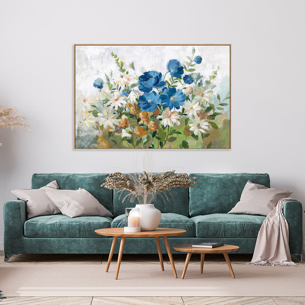 wall-art-print-canvas-poster-framed-Wild Hillside-by-Danhui Nai-Gioia Wall Art