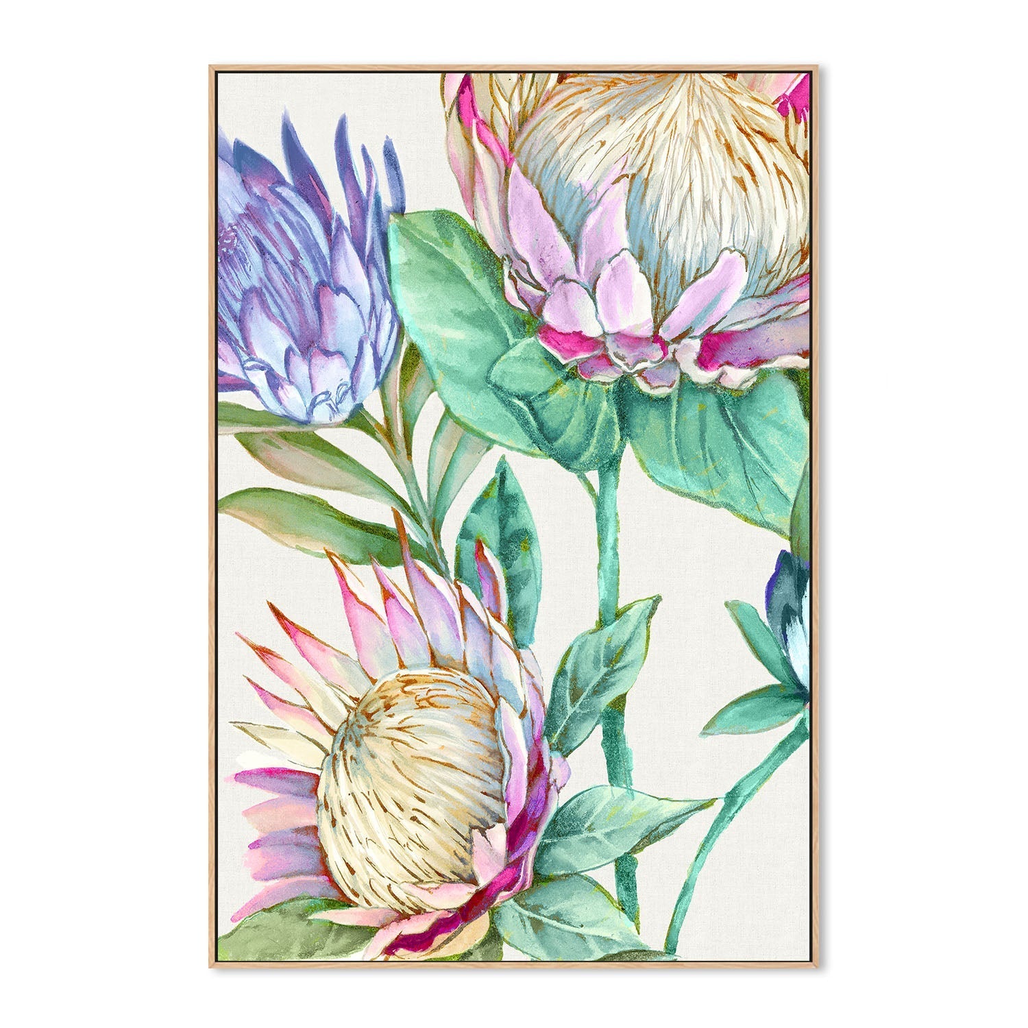 wall-art-print-canvas-poster-framed-Wild King Protea , By Alex Black-4