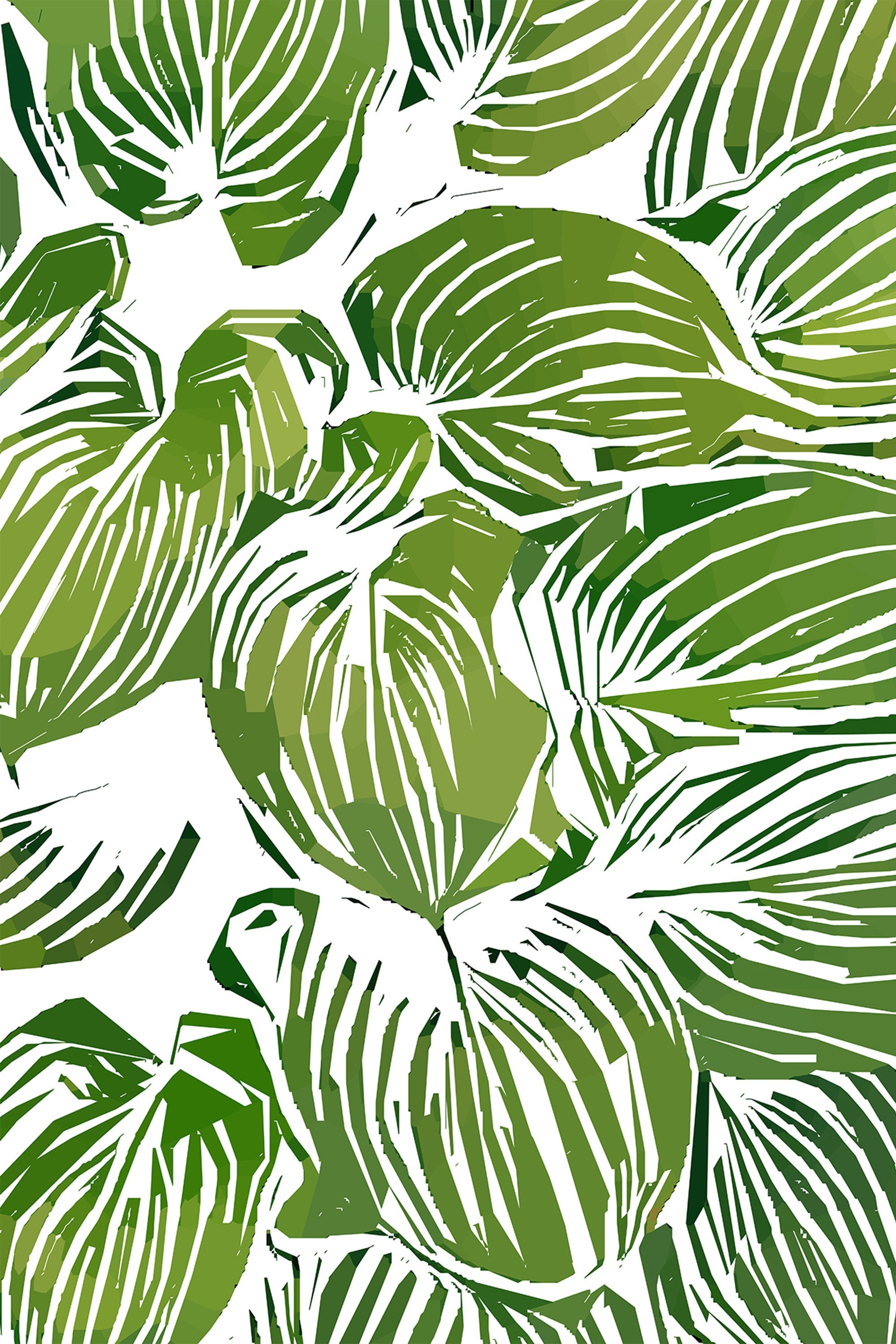wall-art-print-canvas-poster-framed-Wild Leaves, Style C-1