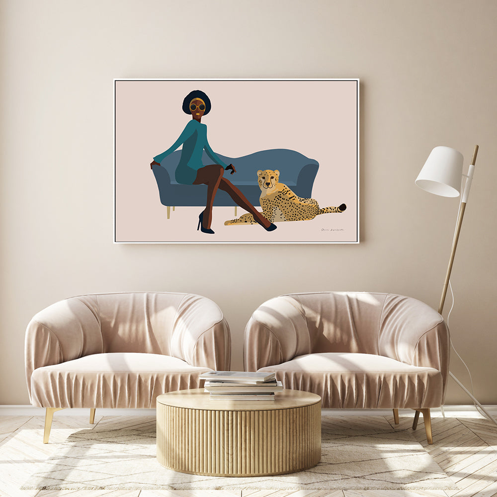 wall-art-print-canvas-poster-framed-Wild Lounge, Style A , By Omar Escalante-GIOIA-WALL-ART