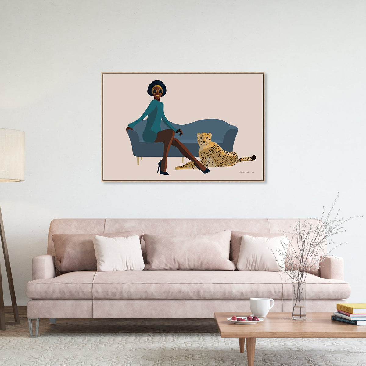 wall-art-print-canvas-poster-framed-Wild Lounge, Style A , By Omar Escalante-GIOIA-WALL-ART