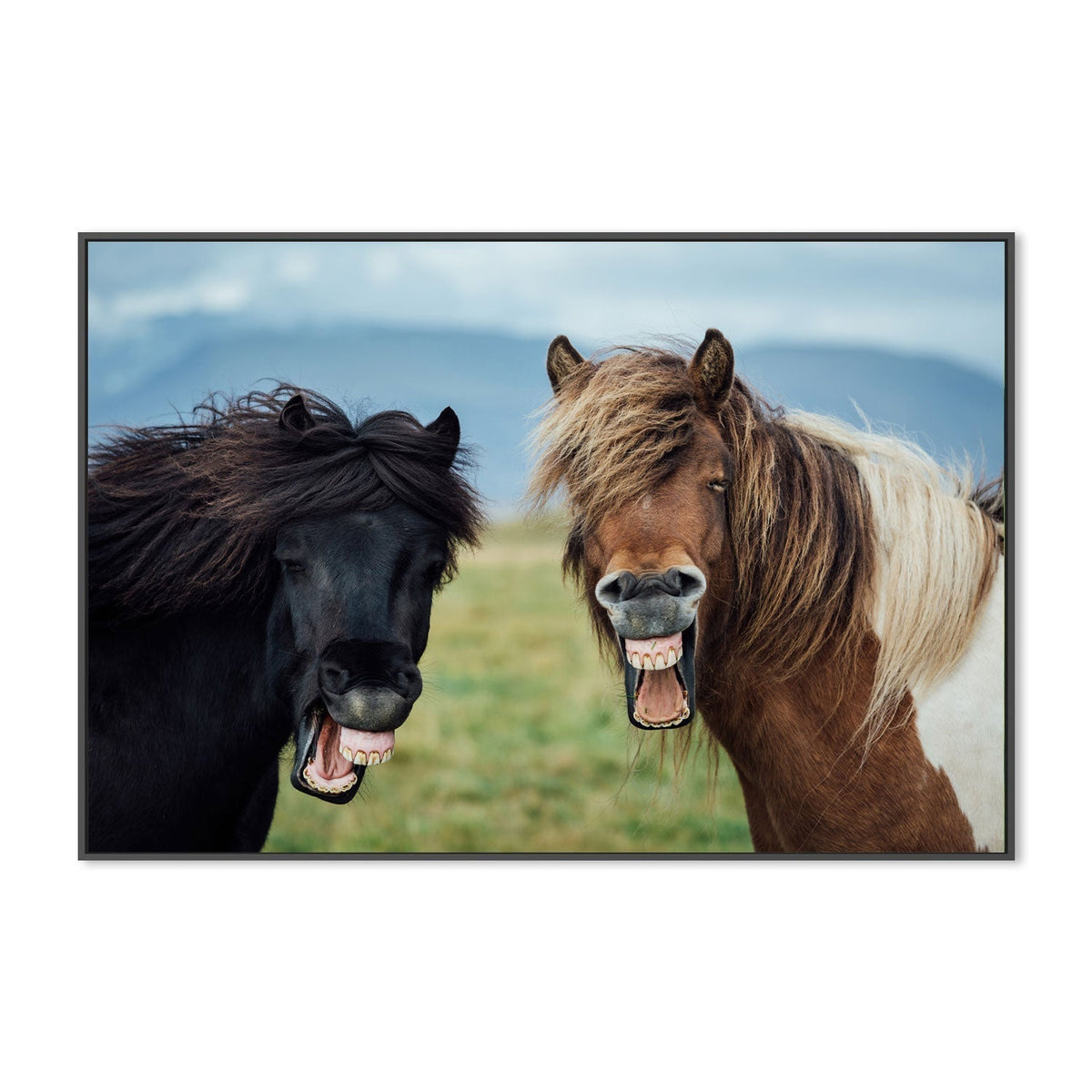 wall-art-print-canvas-poster-framed-Wild Smile, by Nir Amos-by-Plus X Studio-Gioia Wall Art