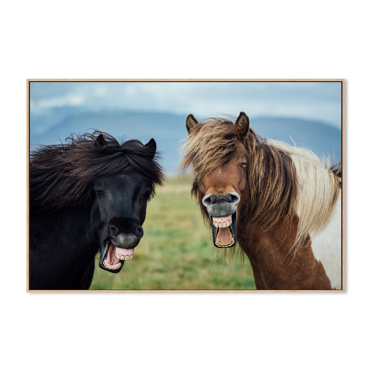 wall-art-print-canvas-poster-framed-Wild Smile, by Nir Amos-by-Plus X Studio-Gioia Wall Art