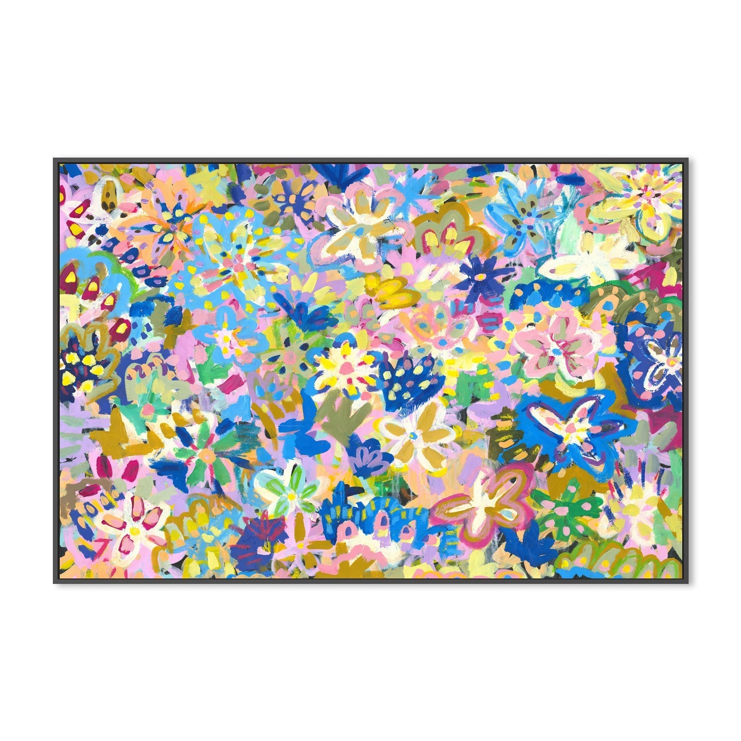 wall-art-print-canvas-poster-framed-Wildflower Heart , By Victoria Corcoran-3