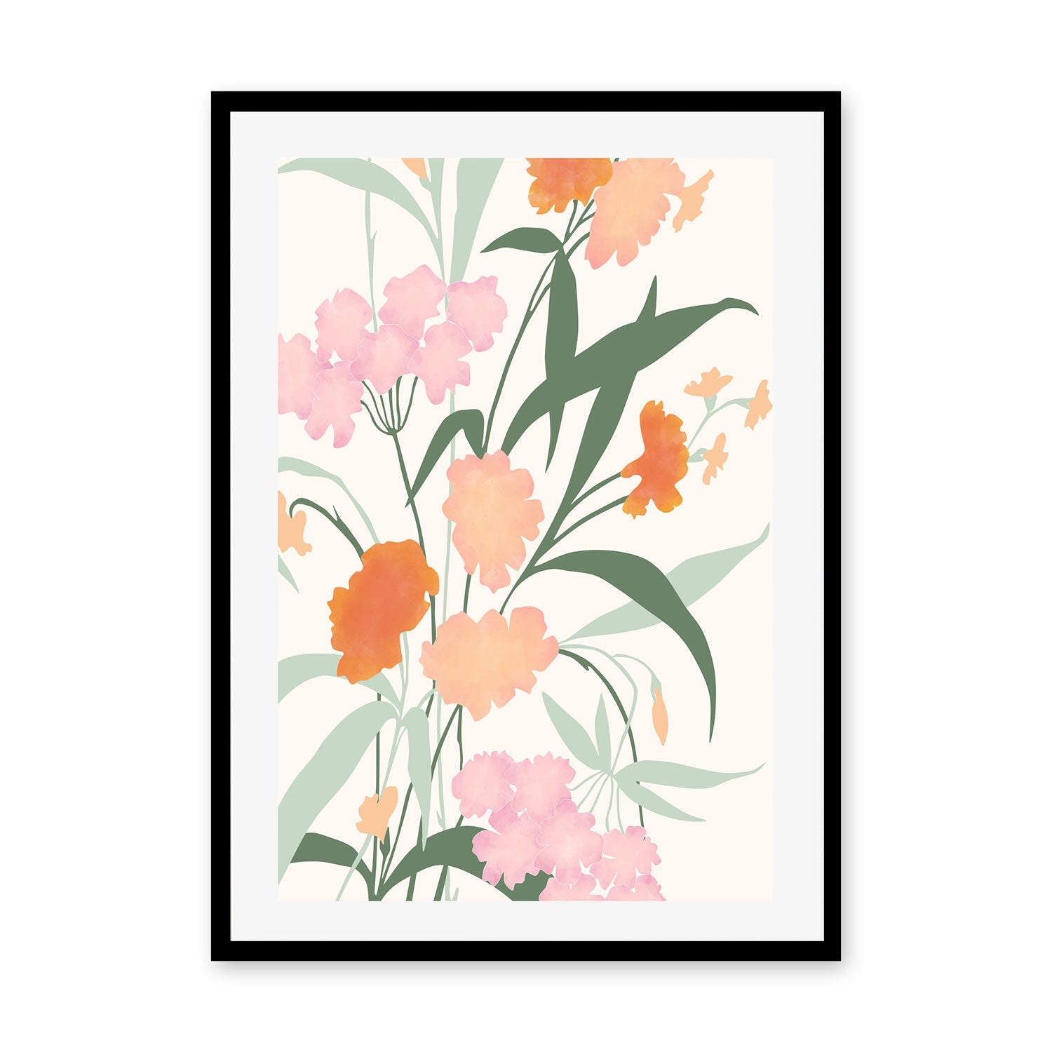 wall-art-print-canvas-poster-framed-Wildflower Whirl, Style A , By Elena Ristova-GIOIA-WALL-ART