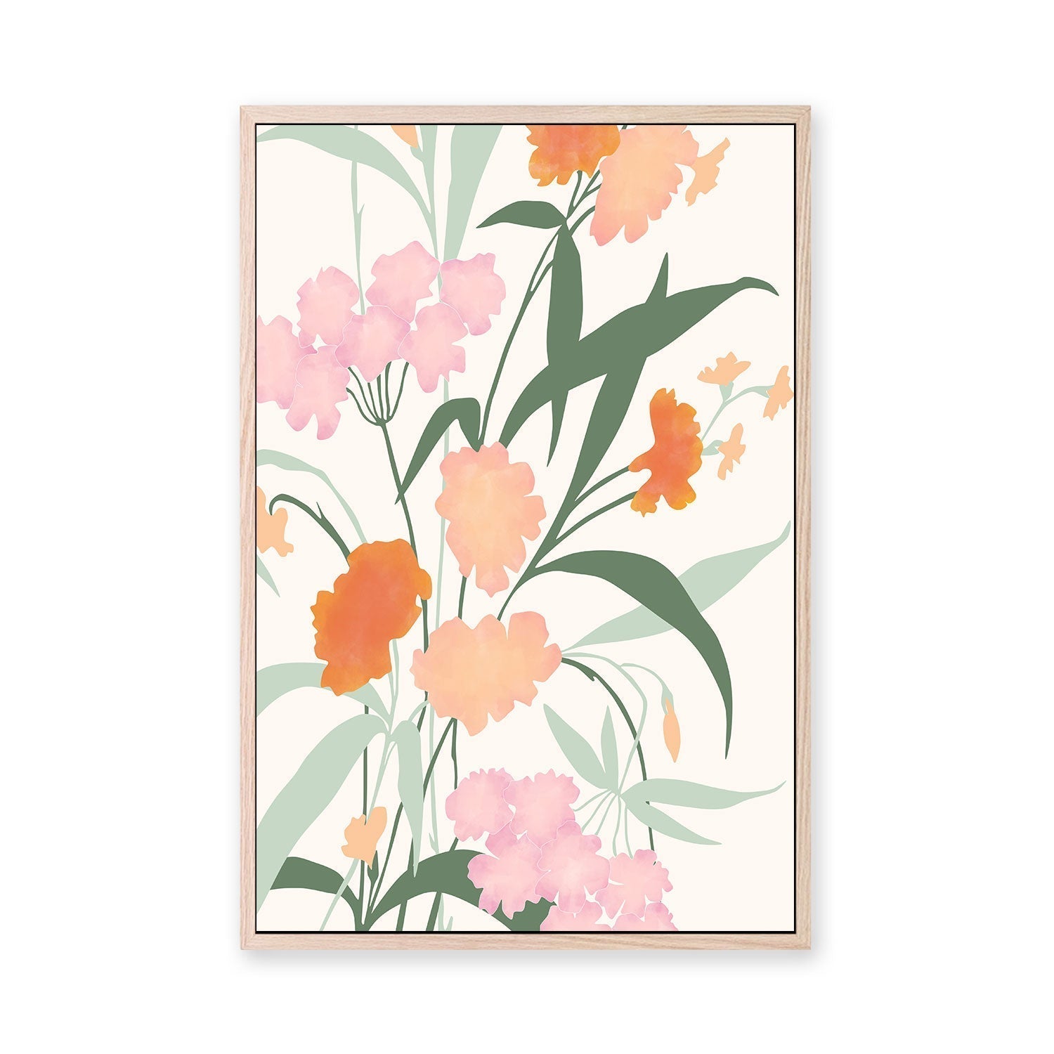 wall-art-print-canvas-poster-framed-Wildflower Whirl, Style A , By Elena Ristova-GIOIA-WALL-ART