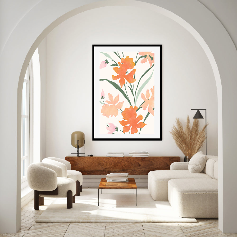 wall-art-print-canvas-poster-framed-Wildflower Whirl, Style B , By Elena Ristova-GIOIA-WALL-ART
