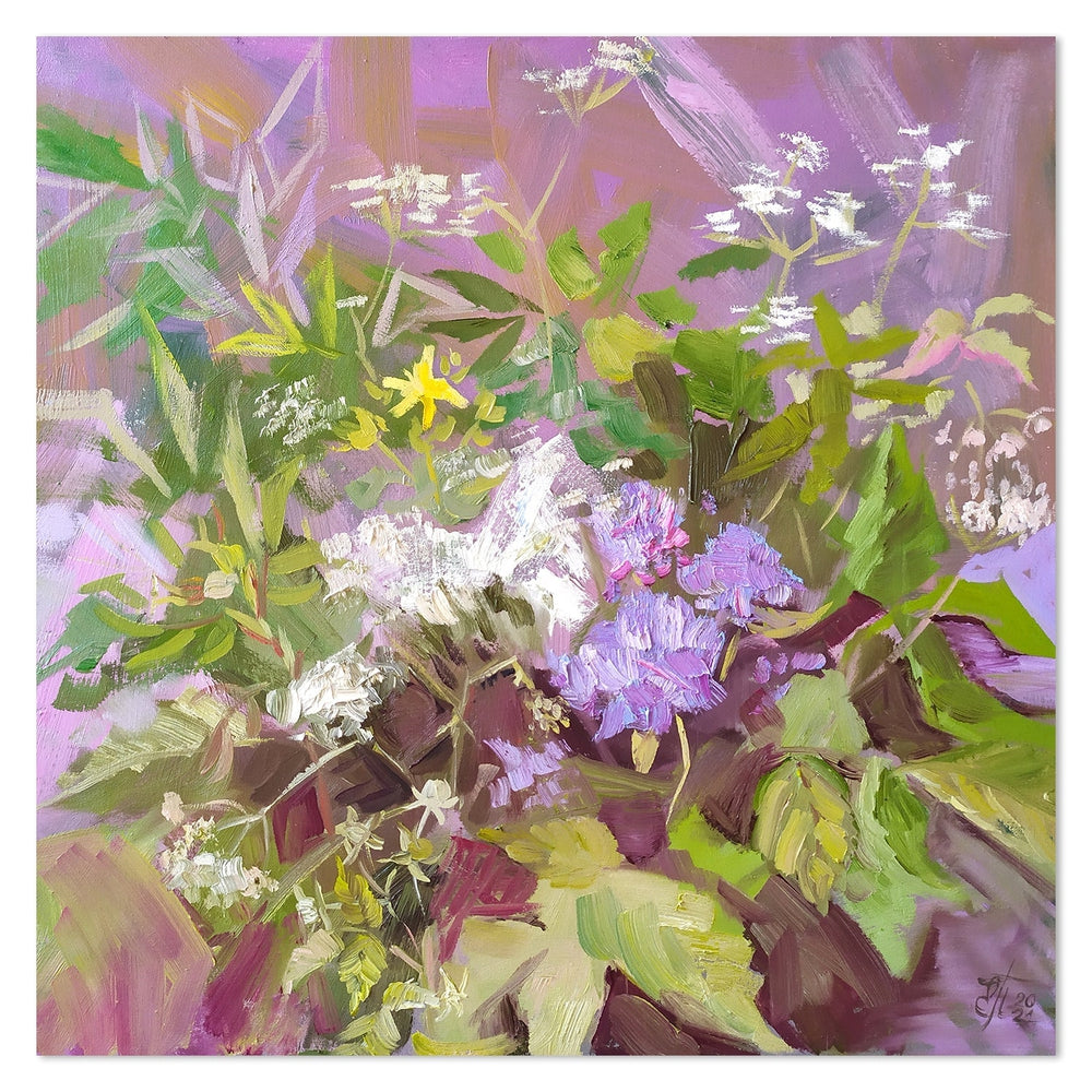 wall-art-print-canvas-poster-framed-Wildflowers-by-Ekaterina Prisich-Gioia Wall Art
