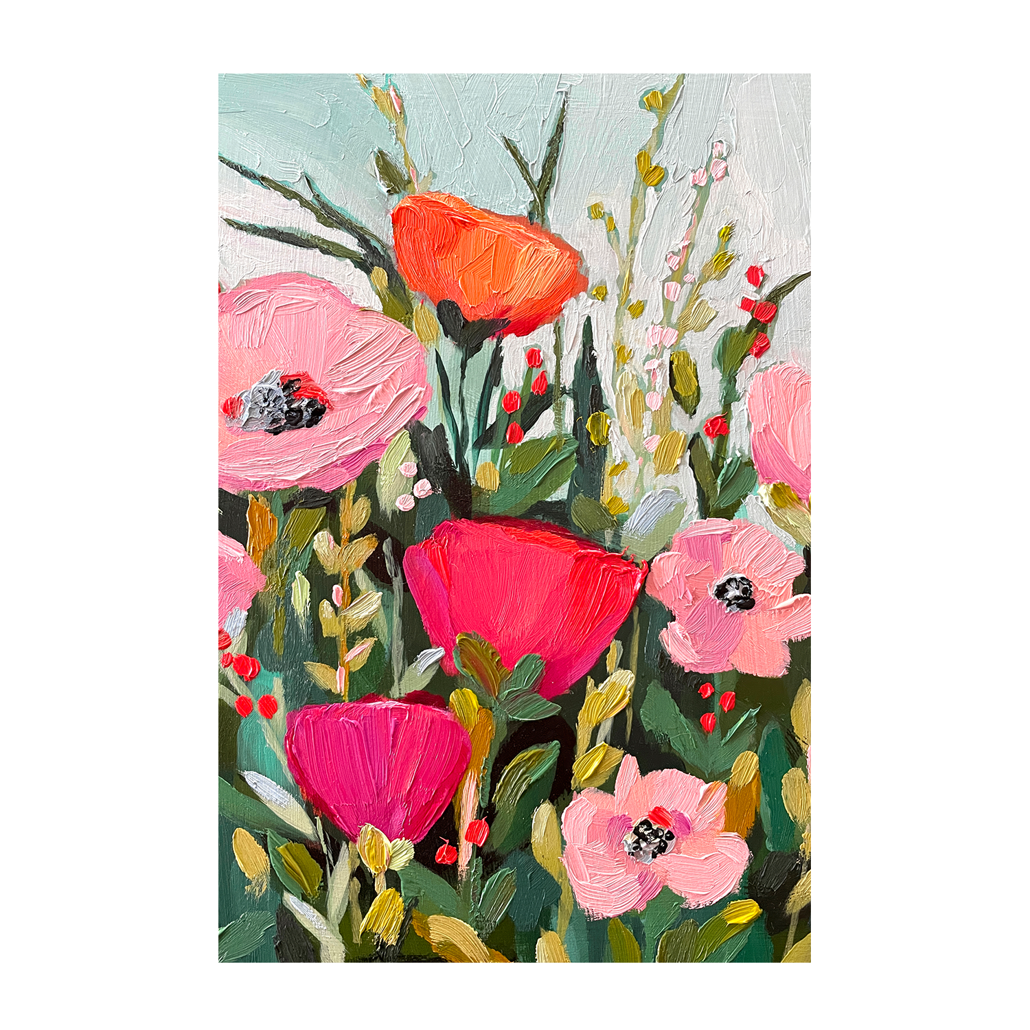 wall-art-print-canvas-poster-framed-Wildflowers In The Mist , By Kelly Angelovic-1