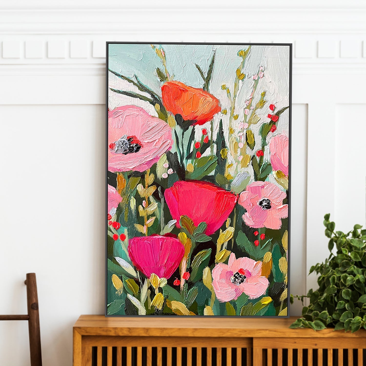 wall-art-print-canvas-poster-framed-Wildflowers In The Mist , By Kelly Angelovic-2