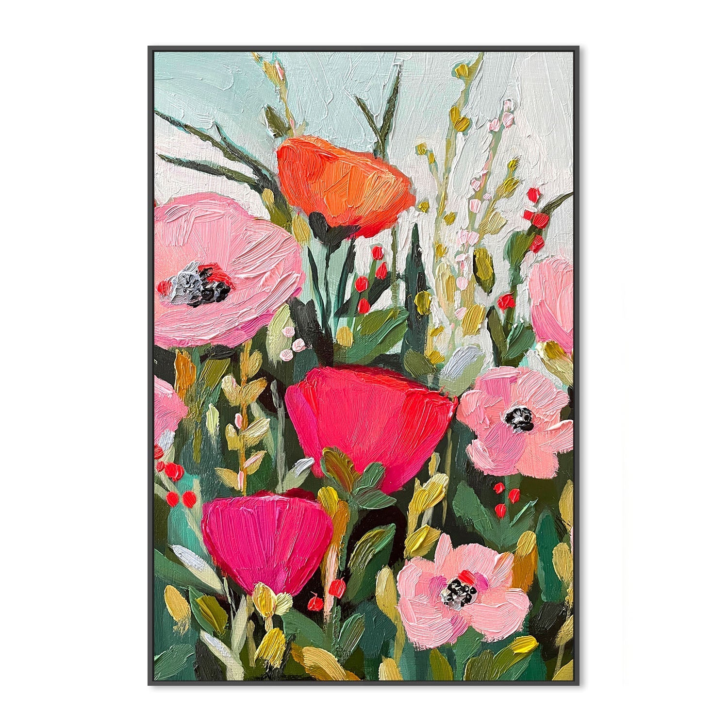 wall-art-print-canvas-poster-framed-Wildflowers In The Mist , By Kelly Angelovic-3