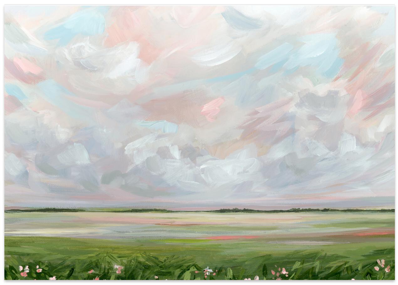 wall-art-print-canvas-poster-framed-Wind & Wildflowers , By Nicole Walsh-1