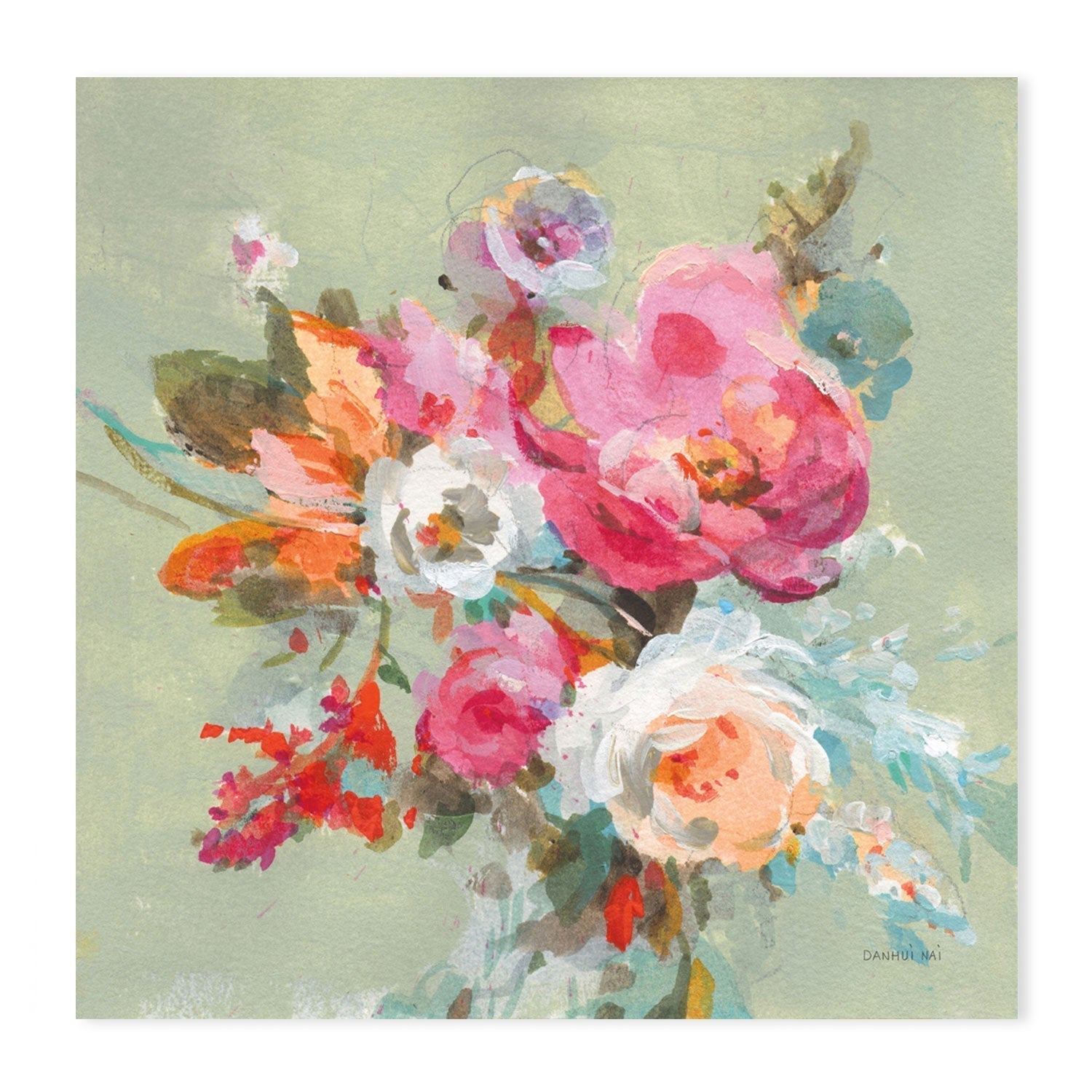 wall-art-print-canvas-poster-framed-Windblown Blooms, Style B-by-Danhui Nai-Gioia Wall Art