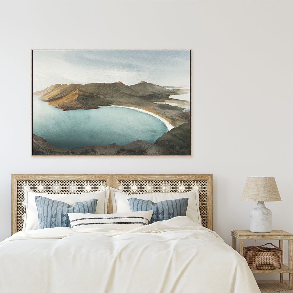 wall-art-print-canvas-poster-framed-Wineglass Bay Sunrise Tasmania , By Dear Musketeer Studio-GIOIA-WALL-ART