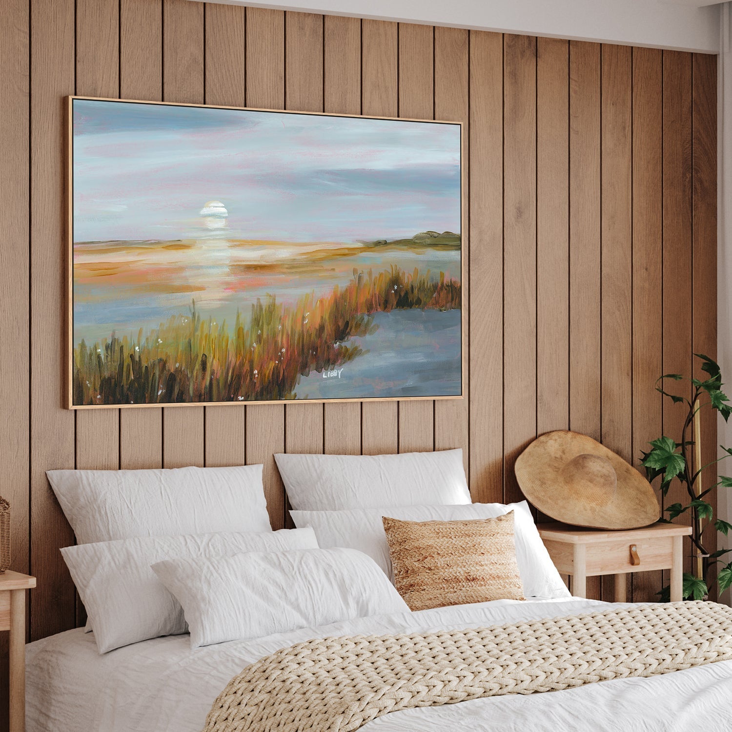 wall-art-print-canvas-poster-framed-Winter Beach , By Libby Anderson-2