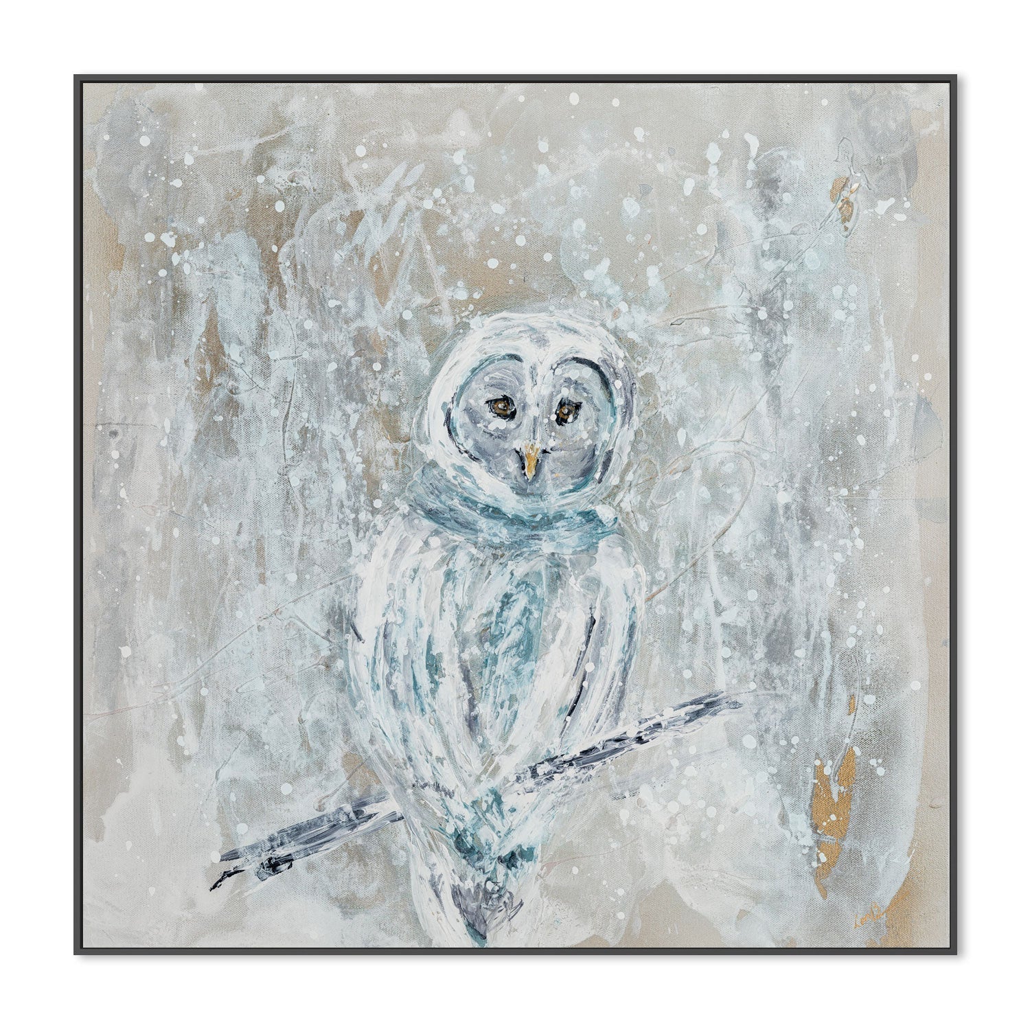 wall-art-print-canvas-poster-framed-Winter Guardian , By Lori Burke-3