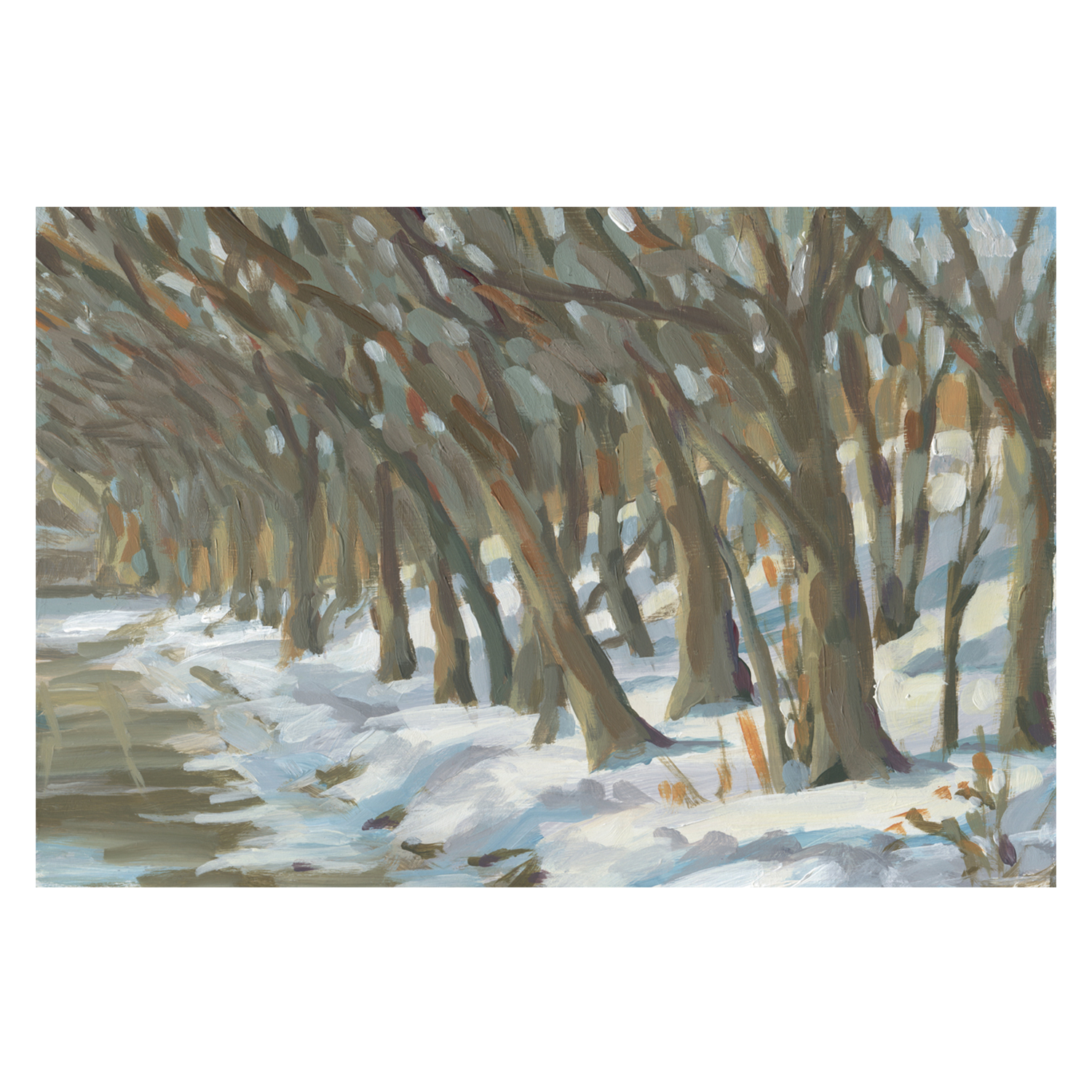 wall-art-print-canvas-poster-framed-Winter Trees , By Carrie Arnold-1
