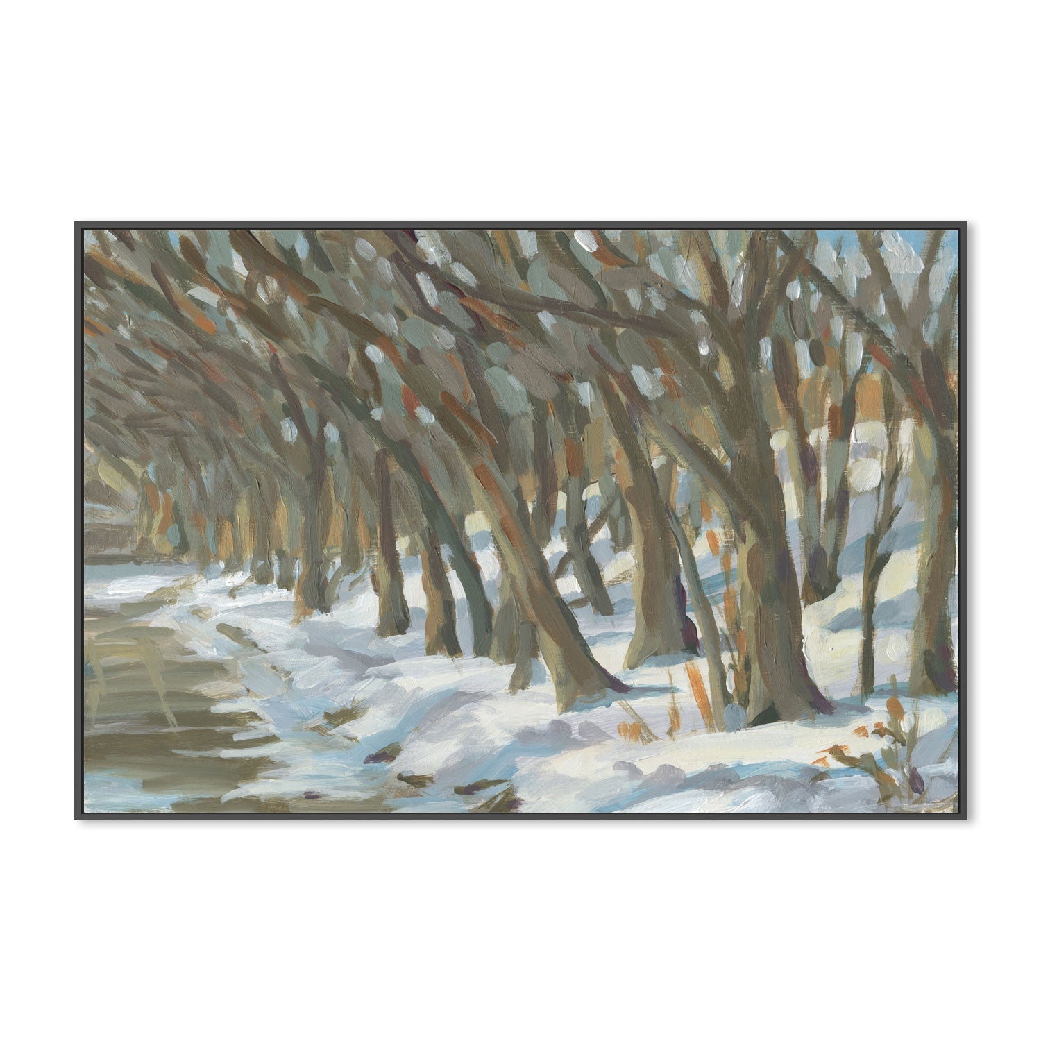 wall-art-print-canvas-poster-framed-Winter Trees , By Carrie Arnold-3