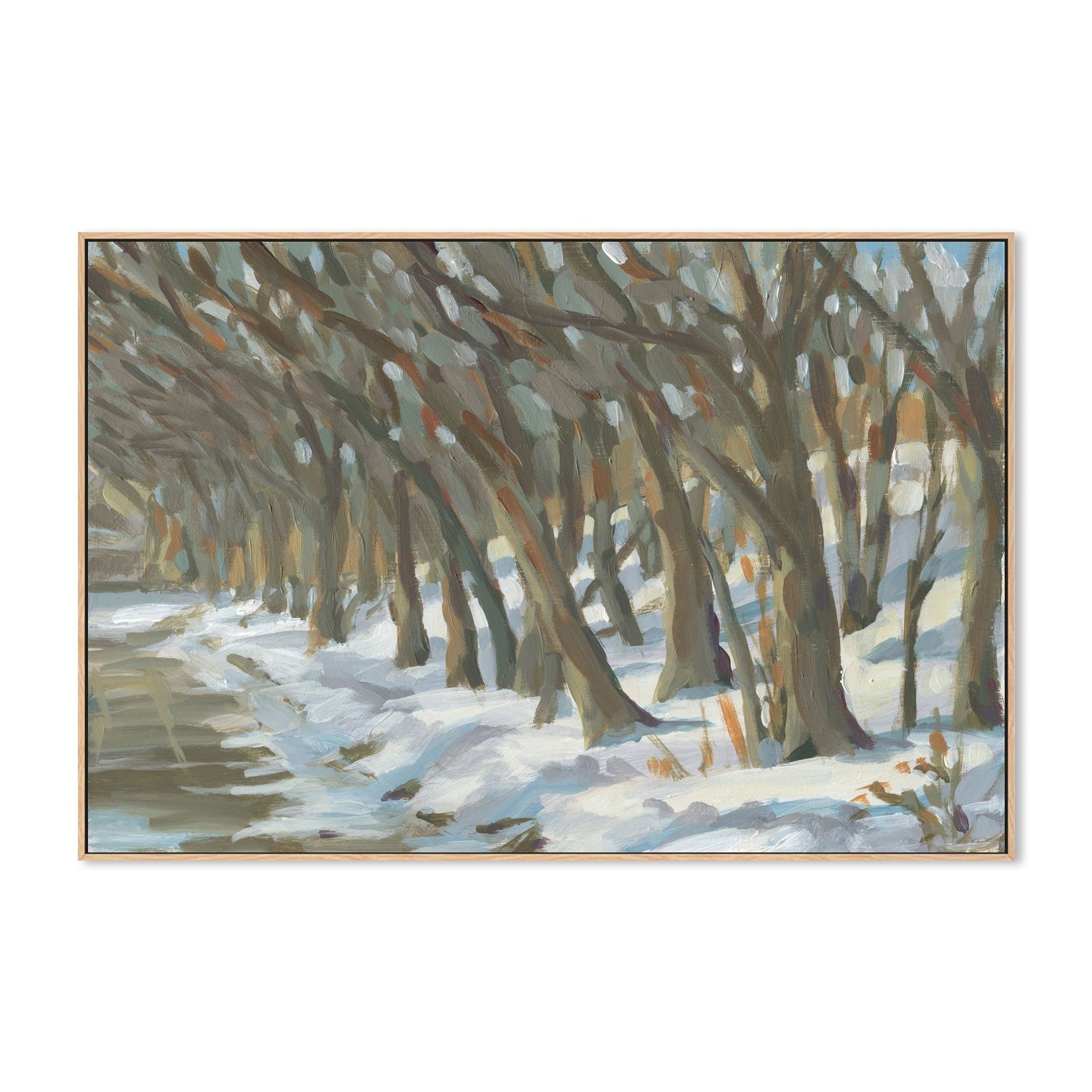 wall-art-print-canvas-poster-framed-Winter Trees , By Carrie Arnold-4