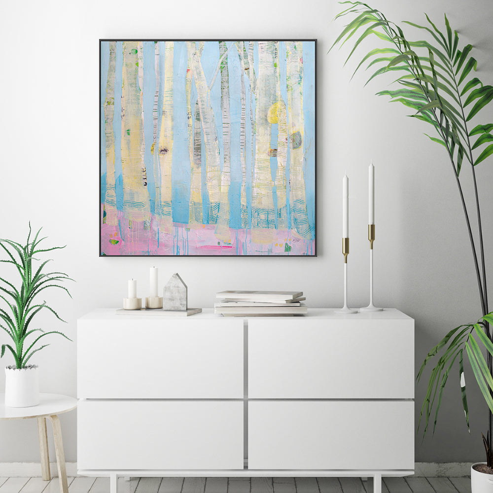 wall-art-print-canvas-poster-framed-Winter Woods , By Kellie Day-GIOIA-WALL-ART