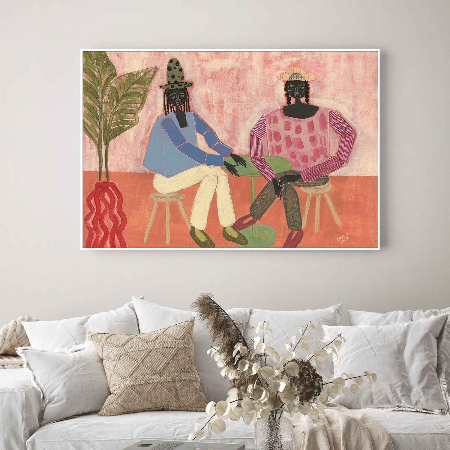 wall-art-print-canvas-poster-framed-With a Friend-2