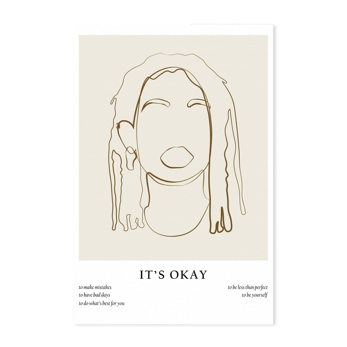 wall-art-print-canvas-poster-framed-Woman Line Portrait, by Anastasiya-by-Plus X Studio-Gioia Wall Art