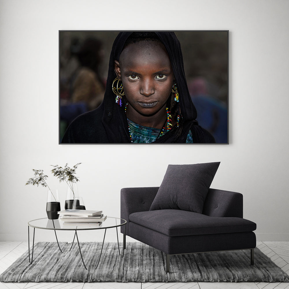 wall-art-print-canvas-poster-framed-Woman Of Nigeria-GIOIA-WALL-ART